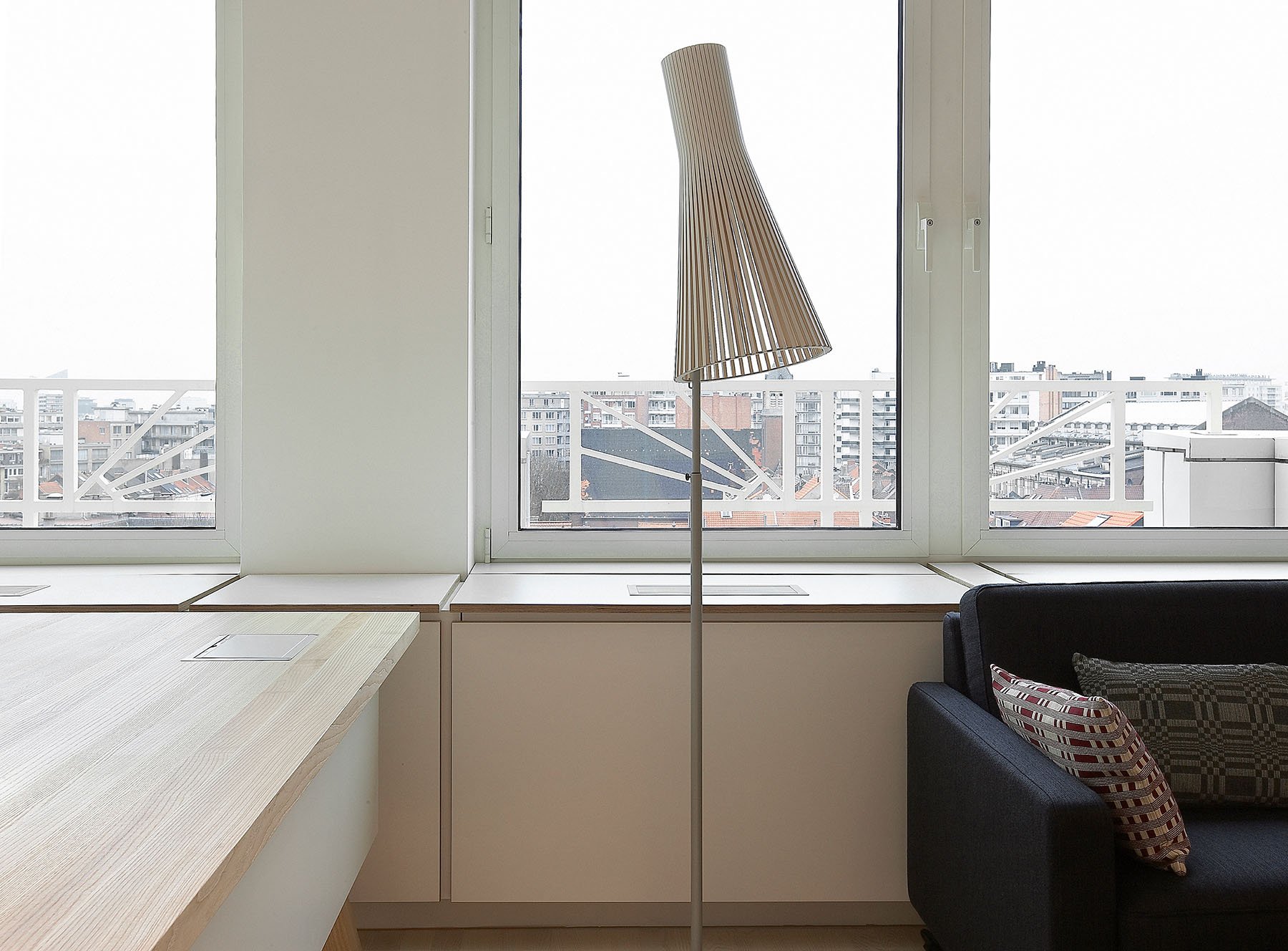 Houten convectoromkasting
